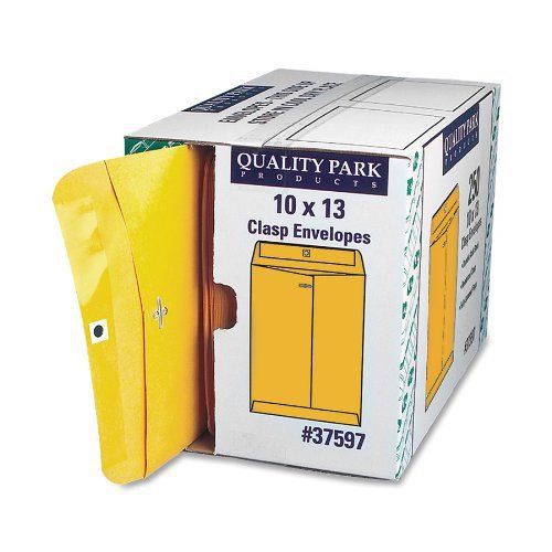 Quality park clasp envelopes with dispenser - clasp - #97 [10&#034; x 13&#034;] (qua37597) for sale