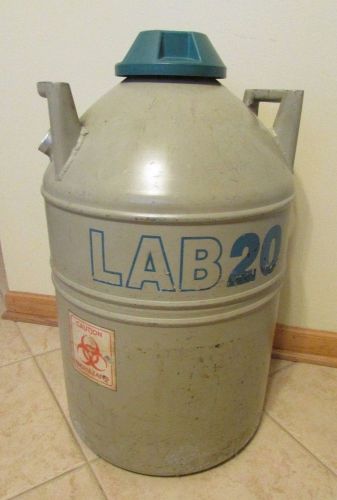 Mve lab 20 liquid nitrogen container tank canister for sale