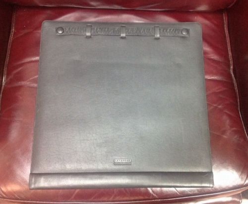 Levenger Laptop Leather Desk Pad - Black