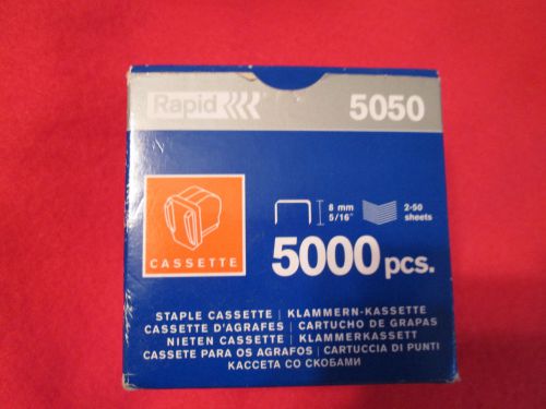 Rapid 5050 Replacement Staple Cartridge-5000ct-0.30&#034; Leg-0.64&#034; Crown-2to50sheets