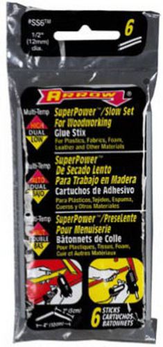 New arrow ss6 4-inch glue sticks - 6 pack for sale