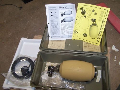 Nice Puritan Bennett PMR-2 Manual Resuscitator + 231139 Oxygen Valve &amp; Case More