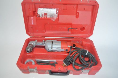 Milwaukee Heavy-Duty Two-Speed 1/2&#034; Right Angle Drill 1107-1 in Case