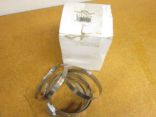 600-072 Hose Clamps 3&#034;-5&#034; Stainless New (Box Of 10)