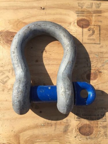 WLL 35 T Ton 2 Inch USA Screw Pin Clevis Shackle Lifting Rigging Used