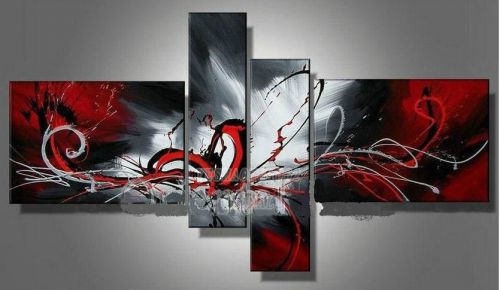Oil Painting Large Modern Abstract Art Wall Deco canvas Handicraft with frame