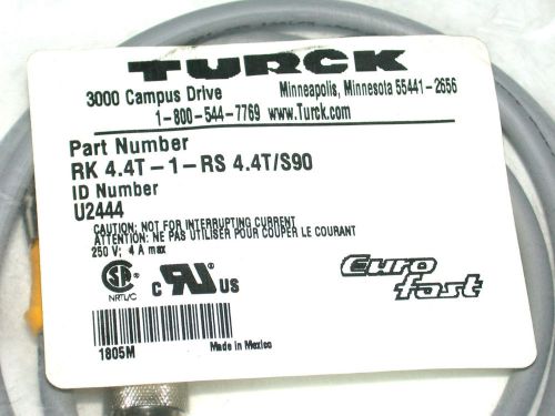 BRAND NEW TURCK EURO FAST CABLE RK 4.4T-1-RS 4.4T/S90 (QTY:7)