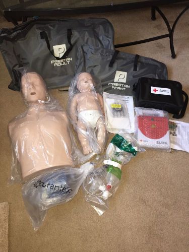 Adult/ Infant Mannikins, Adult/Infant BVM&#039;s, American Red Cross AED Trainer
