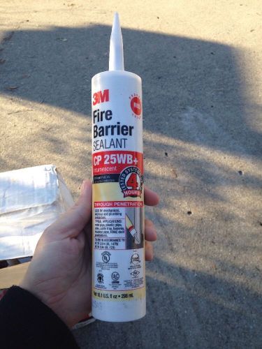 3M CP 25WB+ Fire Barrier Sealant,10.1 oz,Red-Brown,Intumescent 4 hr Fire Rating