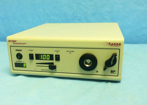 Stryker X6000 220-185-000 Xenon Endoscopy Video Processor Light source console