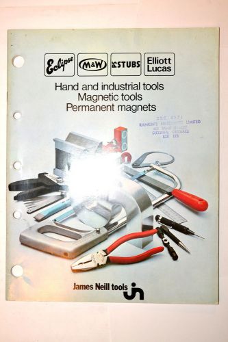 Neill hand &amp; industrial tool eclipse magnetic chuck tools  magnet catalog #rr742 for sale