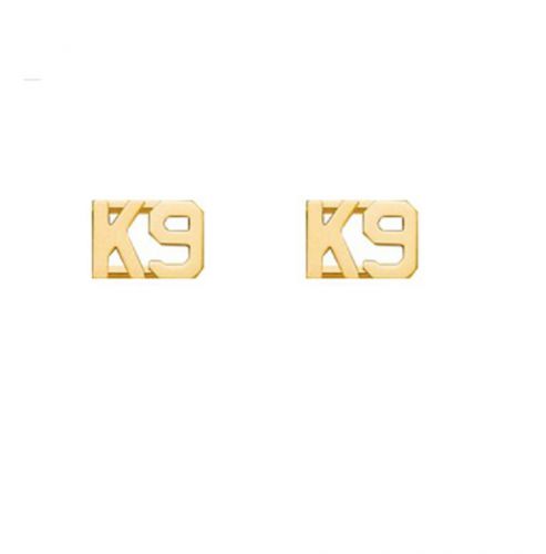 K9 Collar Insignia: GOLD