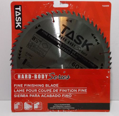 Task tools t22405 8-1/2&#034; hard body carbide saw blade, fine finish w 5/8&#034; arbor for sale