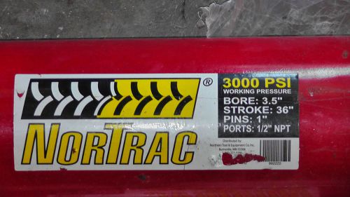 Nortrac heavy-duty welded cylinder - 3000psi working load, 3.5&#034; boar, 36&#034; stroke for sale