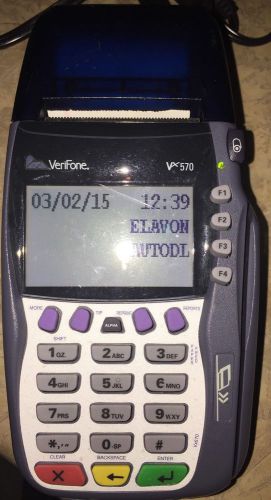 Omni 5700 verifone vx570 ethernet usb credit card reader thermal receipt printer for sale