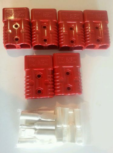 6 ANDERSON SB175 Red CONNECTORS and #2 awg contact&#039;s. Great Deal