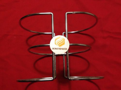 Vintage Stainless Steel Honey Baked Carving Ham Wire Stand/Holder