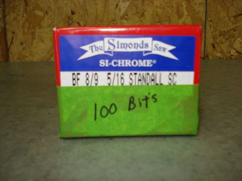 Simonds BF 8-9, 5/16 Stand-All SC SI-Chrome Saw Bits