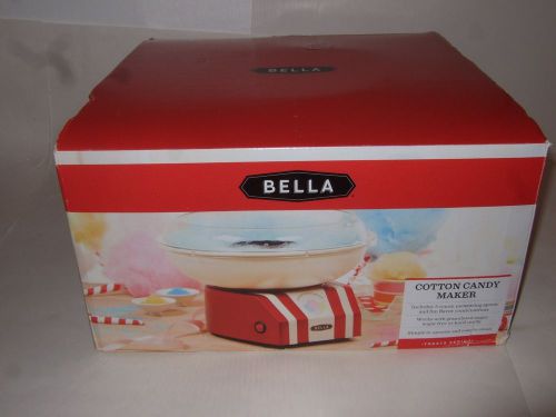 BELLA 13572 Cotton Candy Maker, Red and White