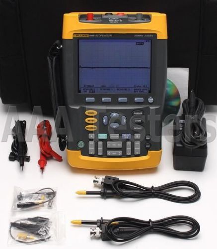 Fluke 199B ScopeMeter 2.5GS/s Dual-Input 200MHz HandHeld Oscilloscope 199/003