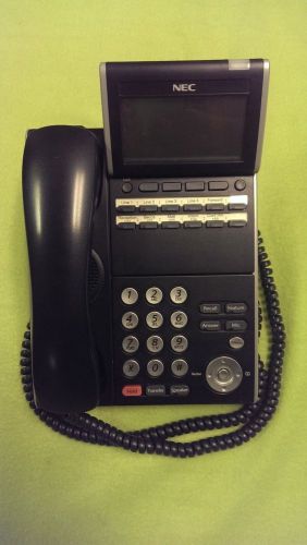 NEC DT300 Series DTL-12D-1 Business Phone DLV(XD)Z-Y-(BK). Cleaned. Warranty
