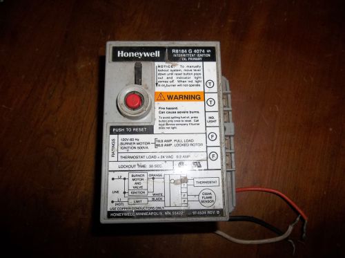 Used Beckett Honeywell Ignition Oil Primary Control R8184G4074