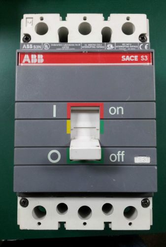 ABB SACE S3 60 Amp Circuit Breaker 3 Pole 250-400VAC Rated