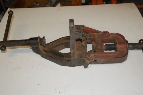Ridged pipe vise for sale
