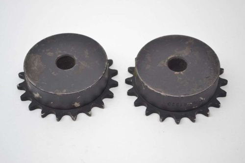 Lot 2 martin 41b20 5/8in bore 20 tooth single row chain sprocket b378076 for sale