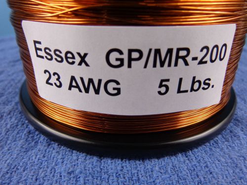 23 AWG...Enameled Magnet Wire.....200c.... 5 lb....23 ga..ESSEX...FREE  SHIPPING
