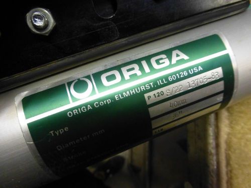 origa pneumatic air cylinder P120 S/22 13705-83 36&#034; stroke diameter 40mm 115 max