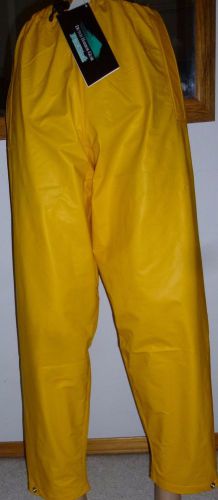 Dutch Harbor Gear yellow tech rain gear pants size M NWT