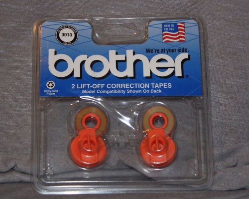 Brother 2 Lift-Off Correction Tapes, 3010, .281&#034; x 21.4&#039;, New