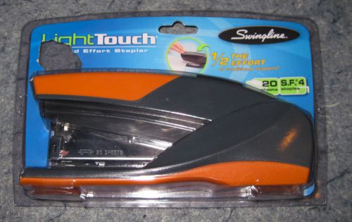 Swingline Light Touch Stapler New Unused Orange up to 20 sheets Free Ship!