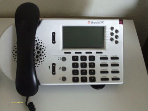 ShoreTel IP 560 VoIP Silver Phone