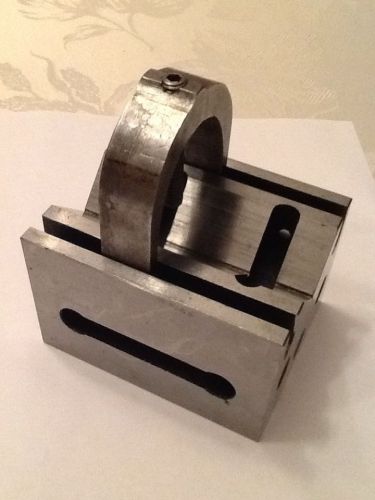 Vintage v - block hardened &amp; ground / clamp tool maker made for sale
