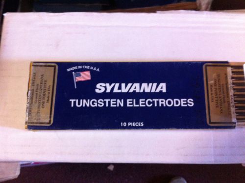 BRAND NEW Sylvania Tungsten Electrodes .125&#034;1/8&#034;x7&#034; made in USA