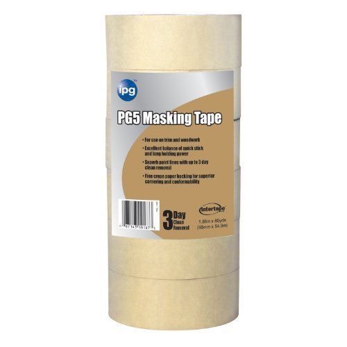 Intertape Polymer Group PG5..127R Painters Masking Tape, 0.70-Inch x 60-Yard,