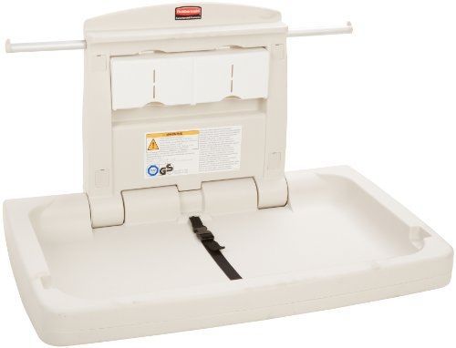 Rubbermaid Commercial FG781888 PLAT Horizontal Baby Changing Station, Light