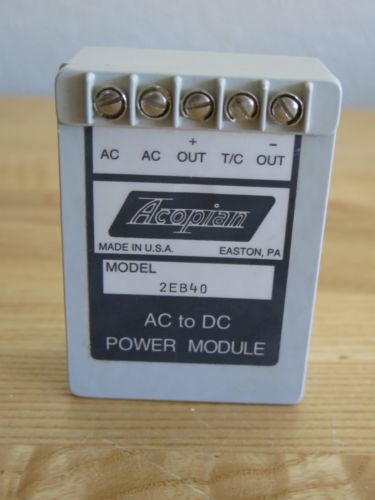 Acopian AC to DC Power Module Model 2EB40