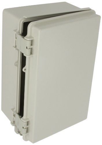 BUD Industries NBF-32016 Plastic ABS NEMA Economy Box with Solid Door, 11-51/64&#034;