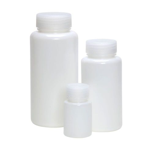 AZLON BWH1000PN Plastic Bottle Wide Mouth HDPE 1000 ml (Pack of 5)