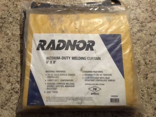 Radnor 64052005 Medium Duty Welding Curtain Blanket 6&#039;x8&#039;
