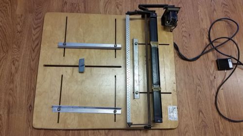VINTAGE Martin Yale Model 64600 FOLDING LETTER CUTTER PRINTING W/ FOOT PEDAL