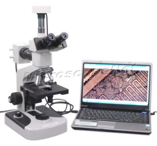 Metallurgical trinocular microscope 40x-1600x with 3.0mp external usb camera for sale