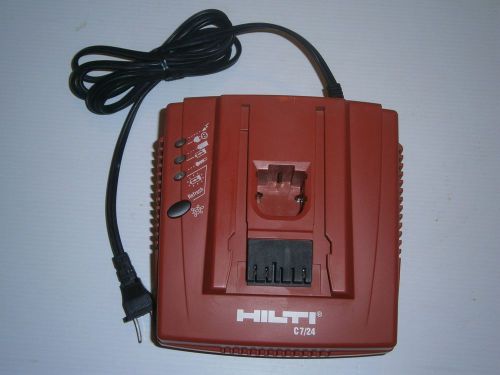 hilti C7/24  battery charger for Ni-Cd &amp; Ni-Mh , 9.6v to 24v (USED)