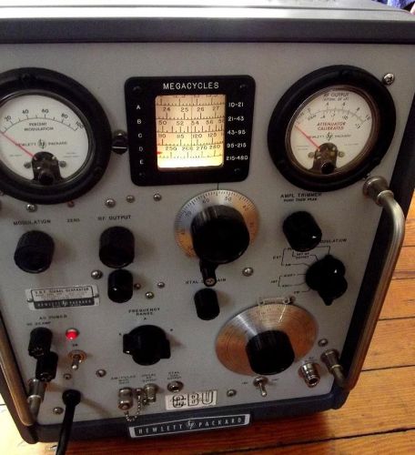 Military Grade HP VHF Signal Generator 608E TS-510 B/U &amp; Original Metal Case