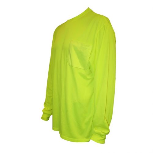 Cordova V141 Cor-Brite Non-Rated Shirt, Long Sleeve, Green Polyester Birdseye Me