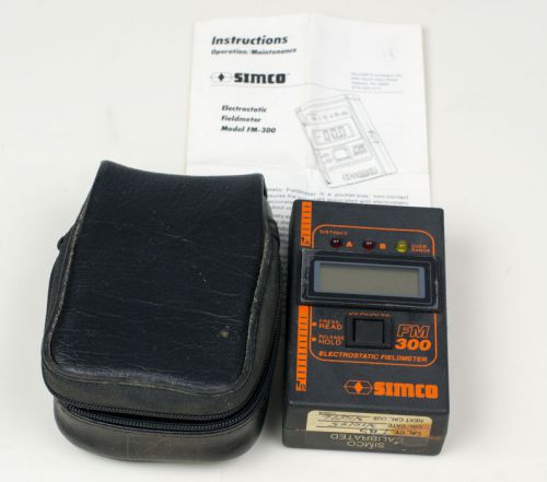 Simco FM300 Electrostatic Fieldmeter, Includes: Case - USED ONCE