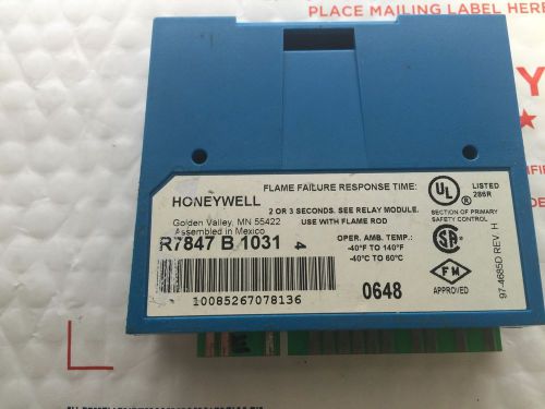 Honeywell R7847 B 1031 Dynamic Ampli-Check Rectification Flame Amplifier